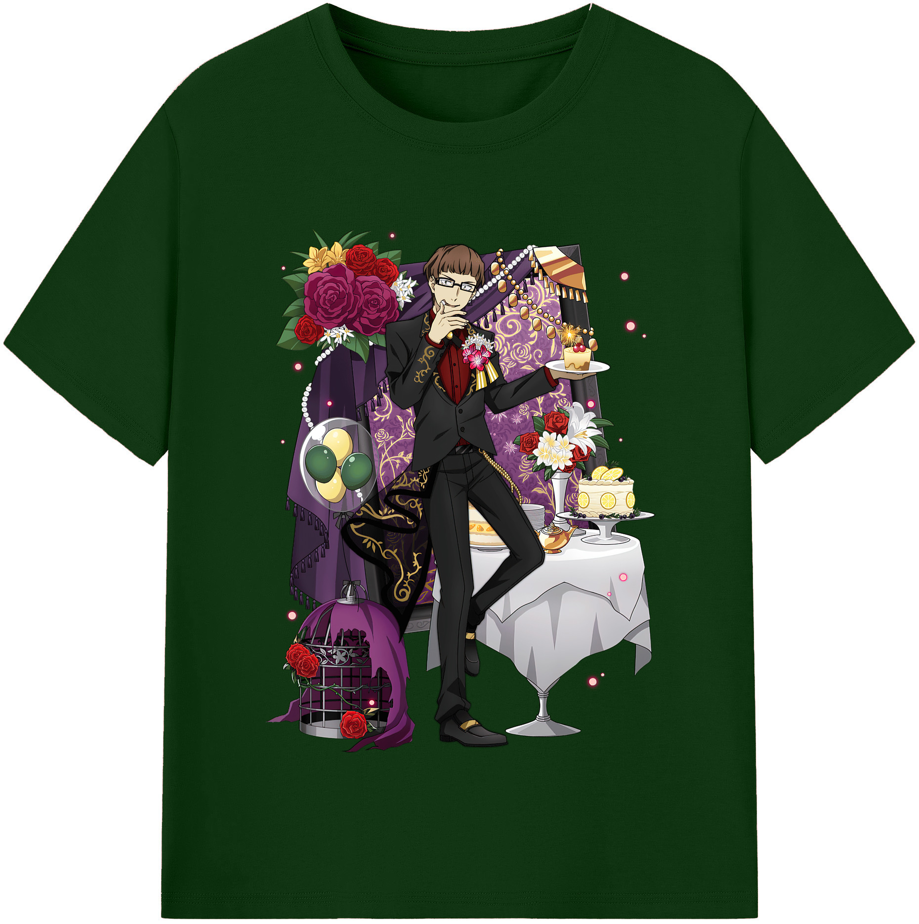 （画像用） 文豪ストレイドッグス Bungo Stray Dogs 綿100％半袖Tシャツ（フロントプリント）